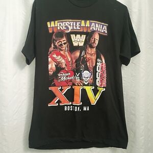 WWE Black WrestleMania XIV Graphic Tee